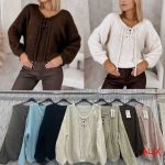 Swetry Damskie wloskie _size uni_ paczka 6szt_ mix kolor 9015884