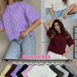 Swetry Damskie Włoskie _ size uni _paczka 6szt_mix kolor 9015892