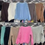Swetry Damskie wloskie _size uni_ paczka 6szt_ mix kolor 9016085