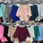 Swetry Damskie wloskie _size uni_ paczka 6szt_ mix kolor 9016086