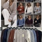 Swetry Damskie wloskie _size uni_ paczka 6szt_ mix kolor 9016090