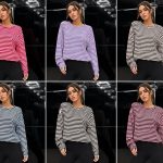 Bluzki Damskie wloskie _size uni_ paczka 6szt_ mix kolor 9016262