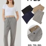 Spodnie Damskie _size 6-8XL_paczka 12szt_MIX kolor 9016483
