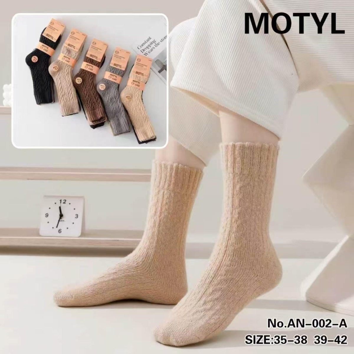 SKARPETY DAMSKIE .SIZE: 35-42_( 40PAR/PACZKA) KOLOR JAK NA ZDZIĘCIU 9016610
