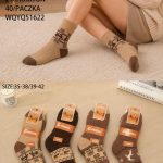 SKARPETY DAMSKIE .SIZE: 35-42_( 40PAR/PACZKA) KOLOR JAK NA ZDZIĘCIU 9016618