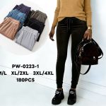 Spodnie Damskie _size M-4XL_paczka 12szt_MIX kolor 9016806