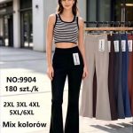 Spodnie Damskie _size 2-6XL_paczka 12szt_MIX kolor 9016840