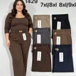 Spodnie Damskie _size 5-9XL_paczka 12szt_MIX kolor 9016843