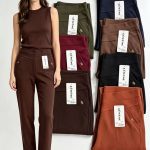 Spodnie Damskie _size 2-6XL_paczka 12szt_MIX kolor 9016847