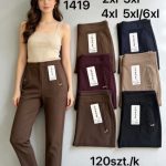 Spodnie Damskie _size 2-6XL_paczka 12szt_MIX kolor 9016849