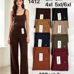 Spodnie Damskie _size 2-6XL_paczka 12szt_MIX kolor 9016859