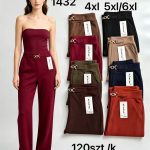 Spodnie Damskie _size 2-6XL_paczka 12szt_MIX kolor 9016861