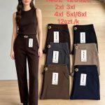Spodnie Damskie _size 2-6XL_paczka 12szt_MIX kolor 9016863