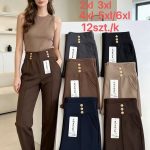 Spodnie Damskie _size 2-6XL_paczka 12szt_MIX kolor 9016864