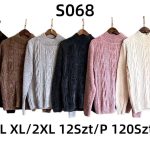 Swetry Damskie _size M-2XL_paczka 12szt_MIX kolor 9016892
