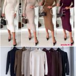 Sukienki Damskie Polskie_ Size uni _paczka 8szt_mix kolor 9015537