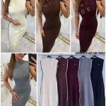 Sukienki Damskie Polskie_ Size uni _paczka 8szt_mix kolor 9015543