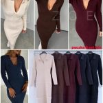 Sukienki Damskie Polskie_ Size uni _paczka 8szt_mix kolor 9015547