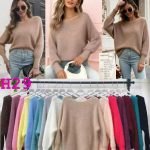 Swetry Damskie wloskie_size uni_paczka 6szt_mix kolor 9015552
