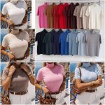 Swetry damskie POLSKA _ Size uni_paczka 6szt_mix kolor 9015558