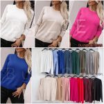 Swetry damskie POLSKA _ Size uni_paczka 6szt_mix kolor 9015559