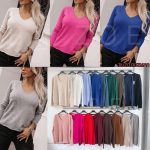 Swetry damskie POLSKA _ Size uni_paczka 6szt_mix kolor 9015560