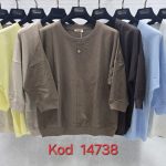 Bluzki Damskie Tureckie_size uni_paczka 12szt_mix kolor 9015774