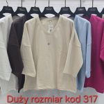Bluzki Damskie Tureckie_size uni_paczka 12szt_mix kolor 9015778