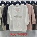 Bluzki Damskie Tureckie_size uni_paczka 12szt_mix kolor 9015779