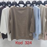 Bluzki Damskie Tureckie_size uni_paczka 12szt_mix kolor 9015783