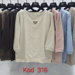 Bluzki Damskie Tureckie_size uni_paczka 12szt_mix kolor 9015788