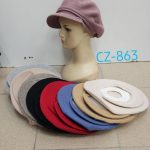 Czapki Damskie_ paczka 12szt _mix kolor 9015915