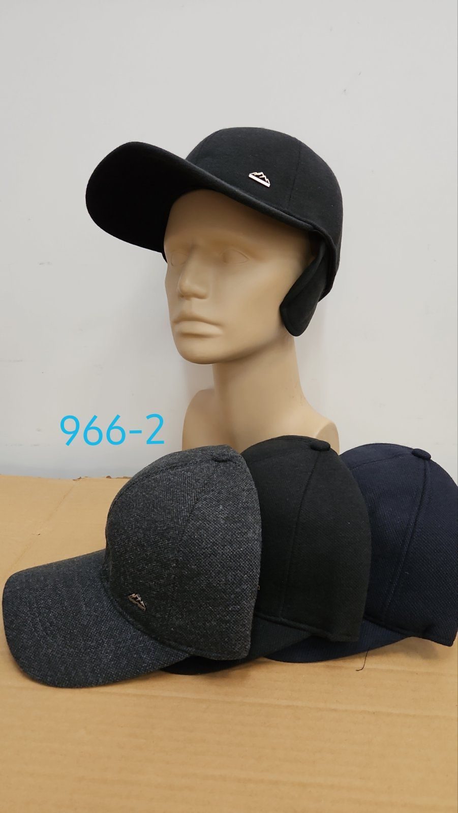 Czapki Męskie_ paczka 12szt _mix kolor 9015935