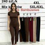 Spodnie Damskie _size 2-6XL_paczka 12szt_MIX kolor 9016505