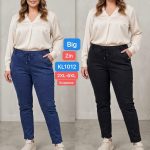 Spodnie Damskie _size 2-6XL_paczka 12szt_MIX kolor 9016543
