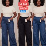 Jeansy Damskie _size 2-6XL_paczka 12szt_MIX kolor 9016544