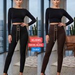 Legginsy/Getry Damskie _size S-2XL_paczka 12szt_MIX kolor 9016569