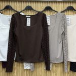 Bluzki Damskie wloskie _size uni_ paczka 6szt_ mix kolor 9016729