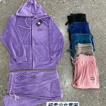 Komplety welurowe Damskie _size S-2XL_paczka 12szt_MIX kolor 9016746