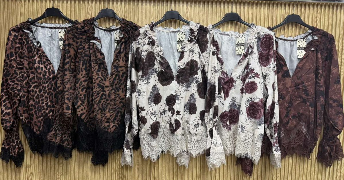 Koszule Damskie wloskie _size uni_ paczka 6szt_ mix kolor 9016764