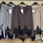 Koszule Damskie wloskie _size uni_ paczka 6szt_ mix kolor 9016766