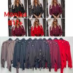 Koszule Damskie wloskie _size uni_ paczka 6szt_ mix kolor 9016771