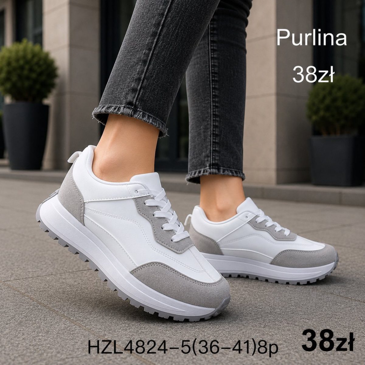 Buty Sportowe DAMSKIE (36-41_8par) 3696268