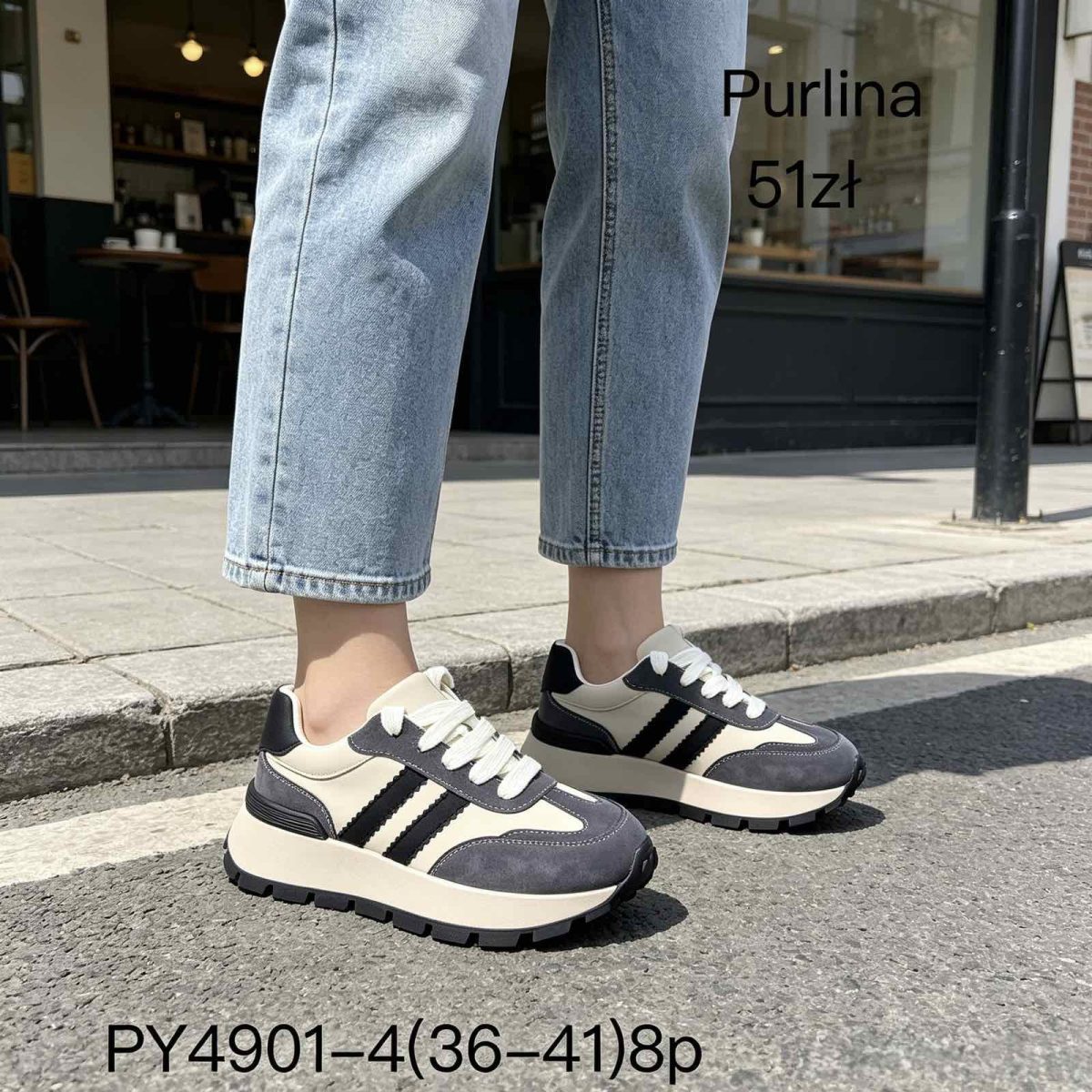 Buty Sportowe DAMSKIE (36-41_8par) 3696277