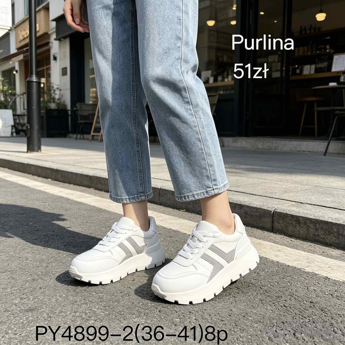 Buty Sportowe DAMSKIE (36-41_8par) 3696280