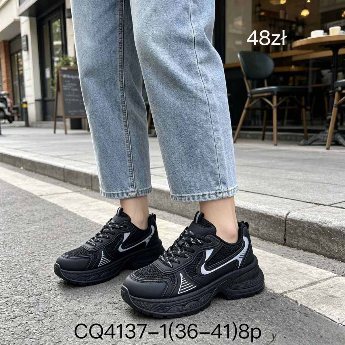 Buty Sportowe DAMSKIE (36-41_8par) 3696282