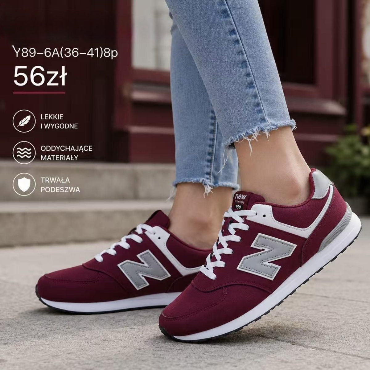 Buty Sportowe DAMSKIE (36-41_8par) 3696298