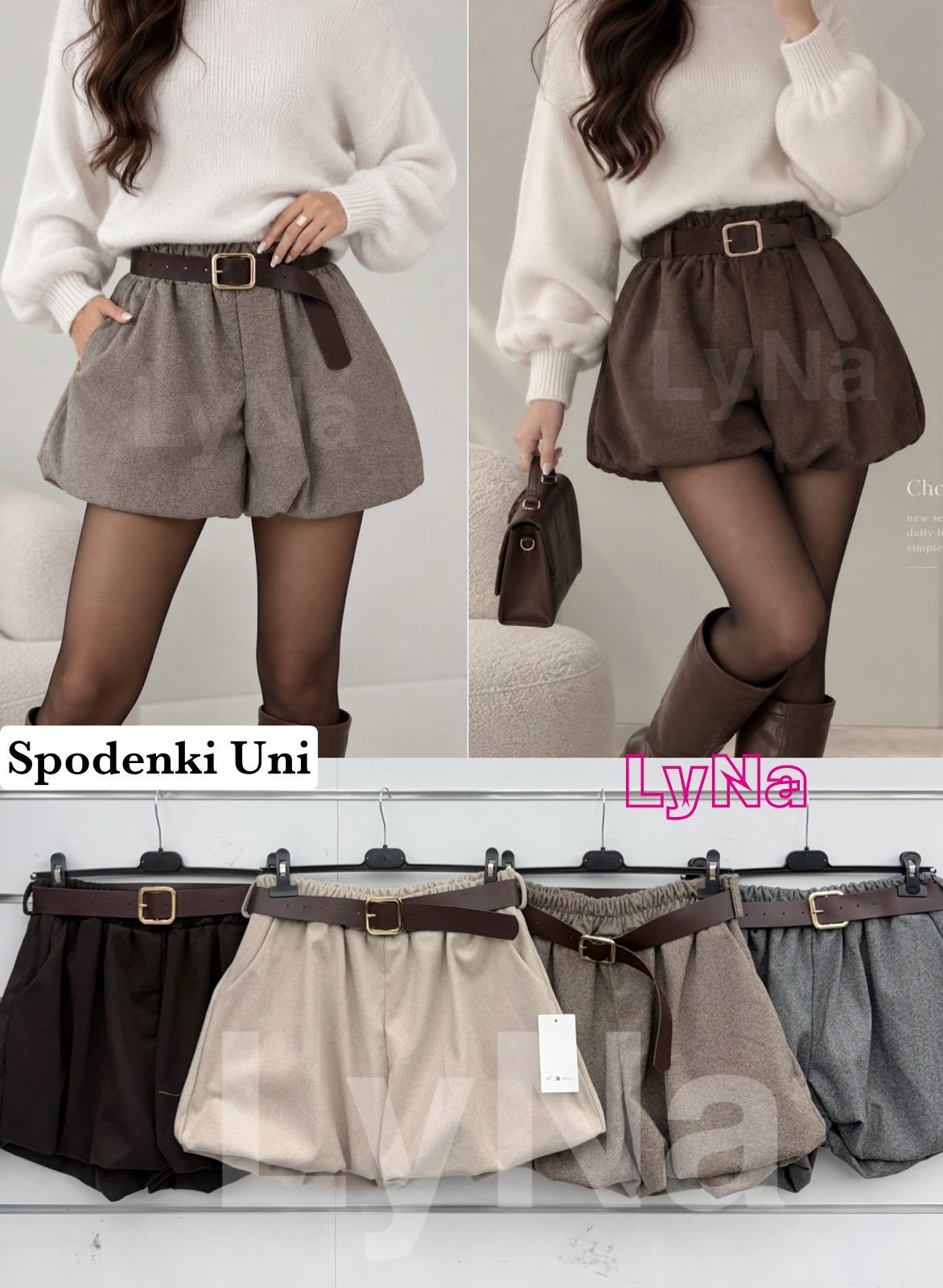 Spodenki Damskie wloskie _size uni_ paczka 6szt_ mix kolor 5974995