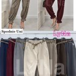 Spodnie Damskie wloskie _size uni_ paczka 6szt_ mix kolor 5975006