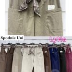 Spodnie Damskie wloskie _size uni_ paczka 6szt_ mix kolor 5975012